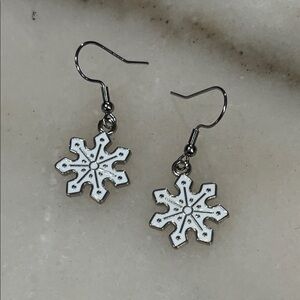 Snowflake Dangle Earrings